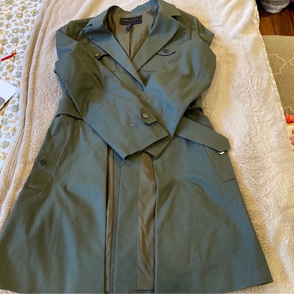 BCBGMAXAZRIA Two Way coat, Olive Green, Women’s Size M